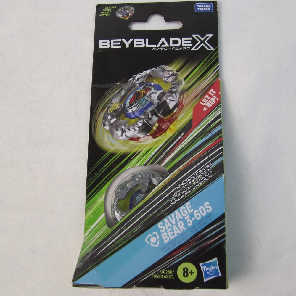 Beyblade X Savage Bear3-60S Top Booster Pack Set Takara Tomy - NEW